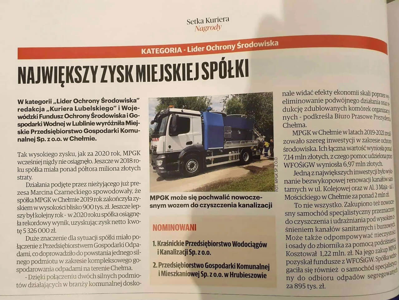 kurier artykul